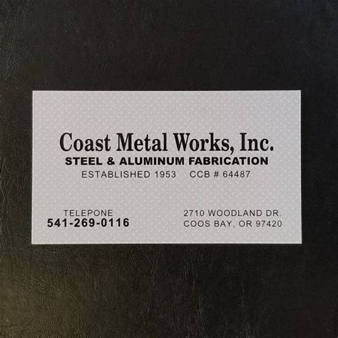 metal fabricators coos county oregon|coast metal works coos bay.